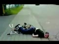 Bike Losses A Wheel
